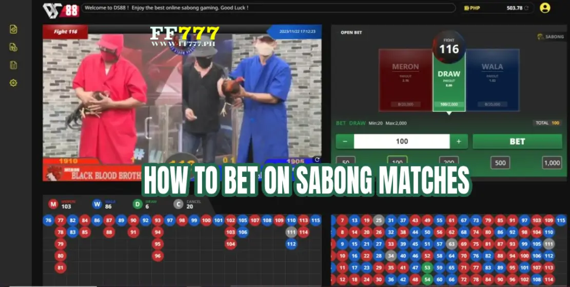 How to bet on Sabong matches